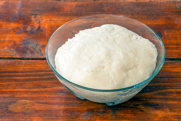 Ugali, East African staple food made of white maize