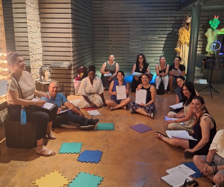 Participants enjoy a sharing activity. RLT Journal