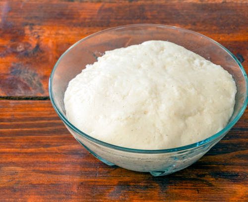 Ugali, East African staple food made of white maize
