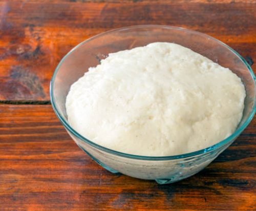 Ugali, East African staple food made of white maize